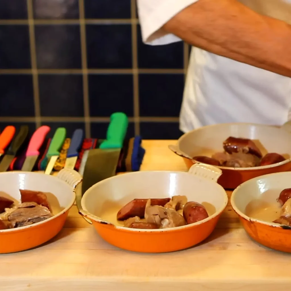 Classic French Cassoulet with Duck Confit and Sausage