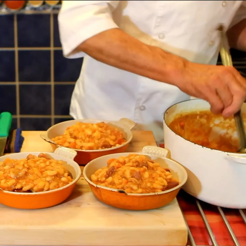 Cassoulet au canard et saucisses sans porc