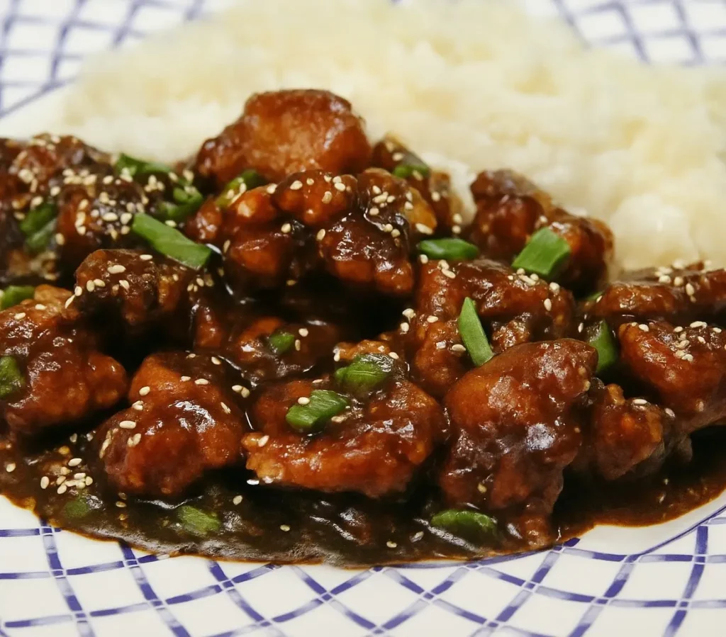 Poulet G&eacute;n&eacute;ral Tao croustillant