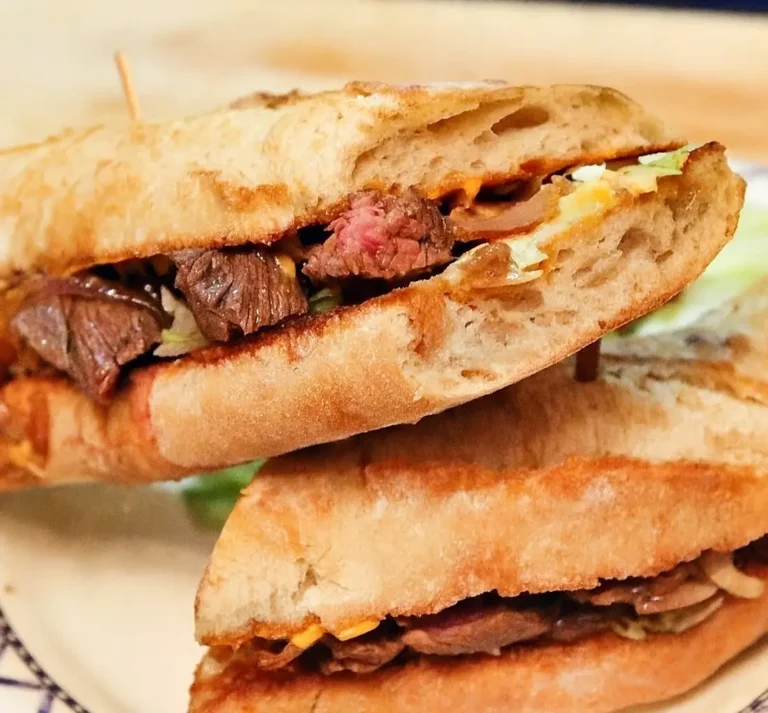 Sandwich de bavette &agrave; la harissa