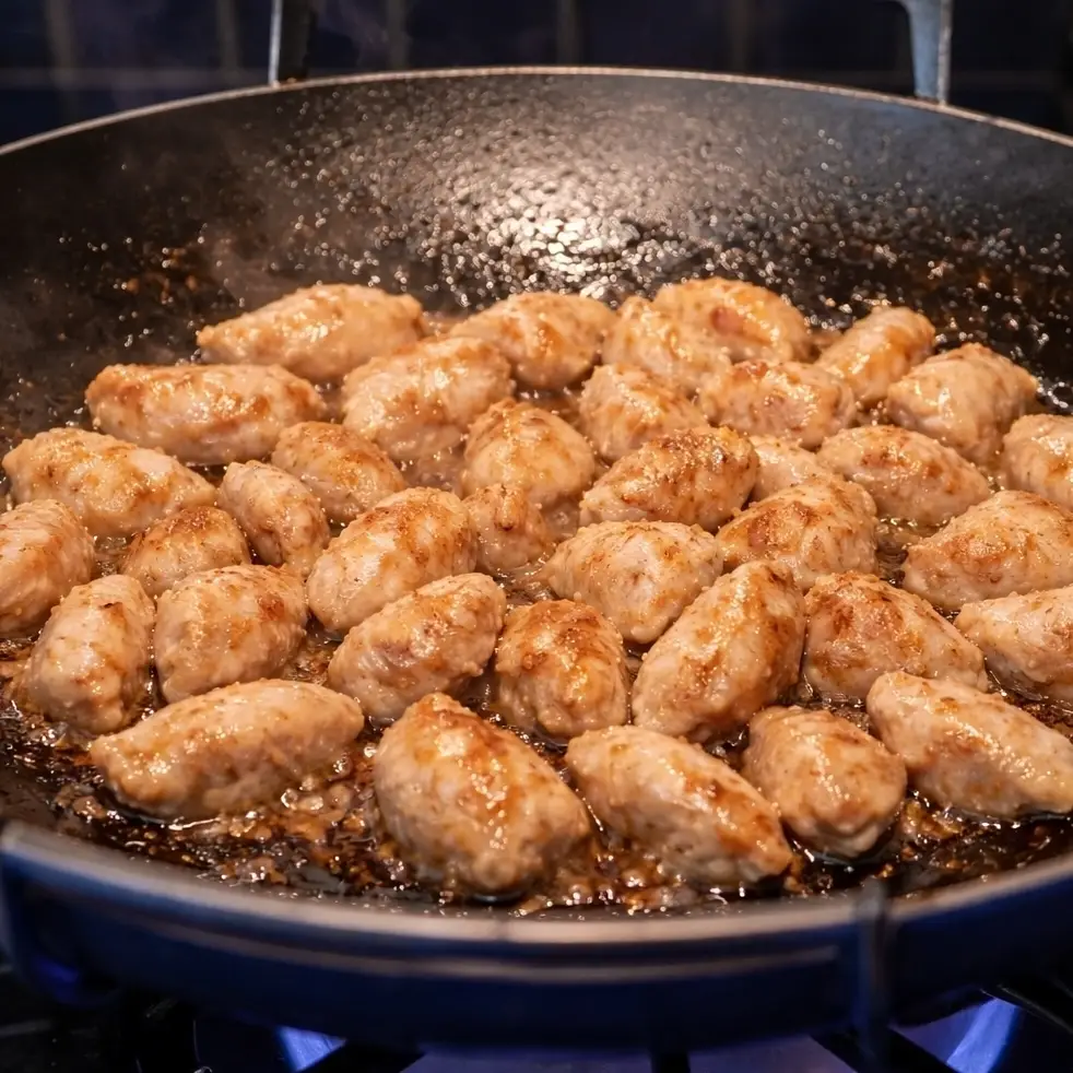 Saut&eacute; de poulet au brocoli &agrave; la po&ecirc;le 