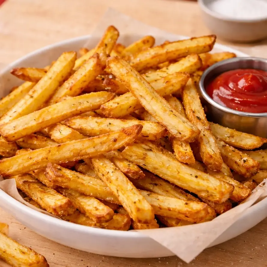 Frites &agrave; la friteuse &agrave; air ultra croustillantes