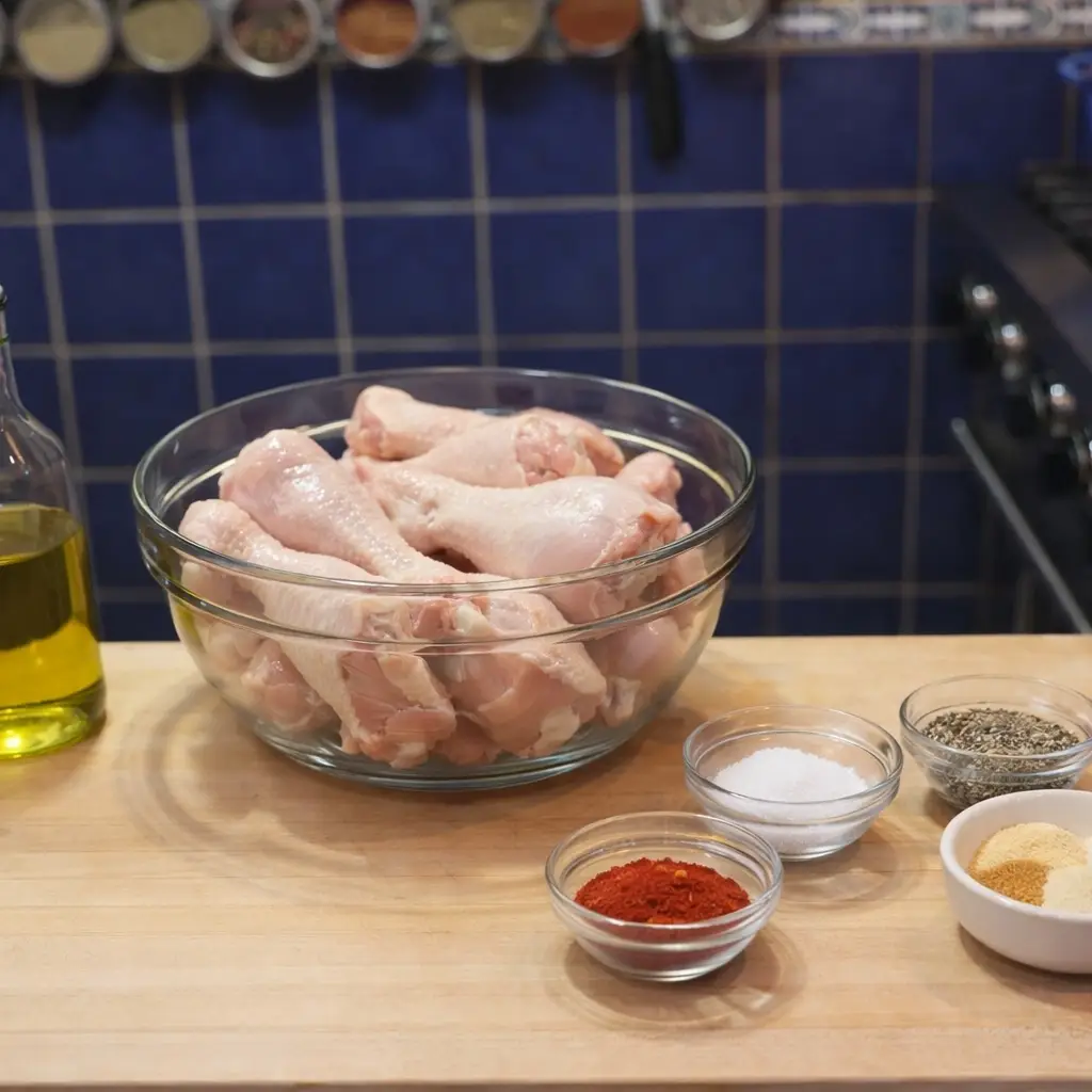 Pilons de poulet au four 