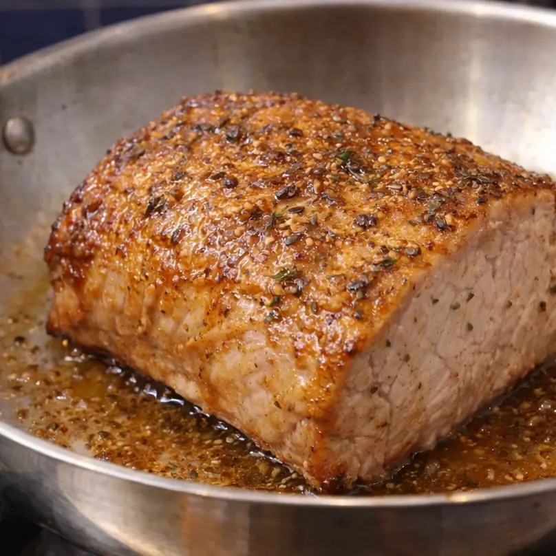 R&ocirc;ti de porc au four