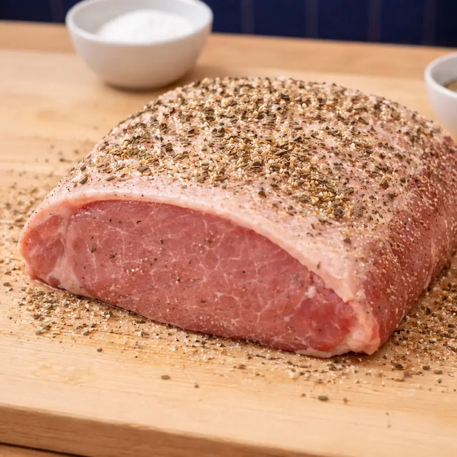 R&ocirc;ti de porc au four