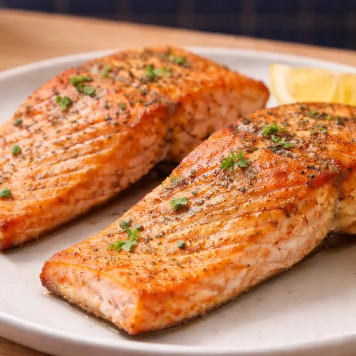 Saumon &agrave; la friteuse &agrave; air