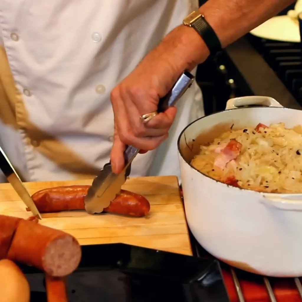 Sauerkraut and Sausages