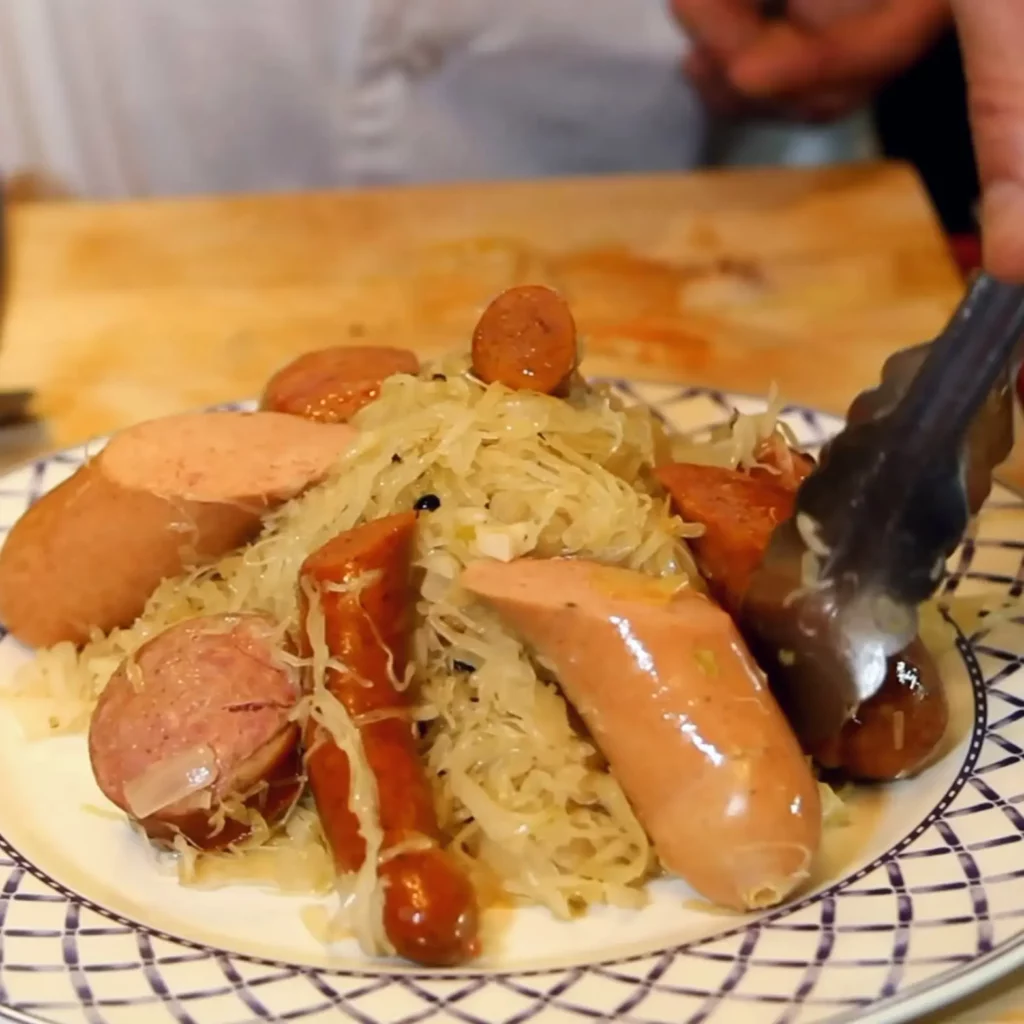 Sauerkraut and Sausages