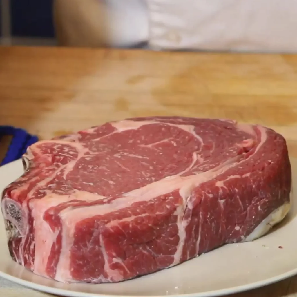 Côte de bœuf à la moelle