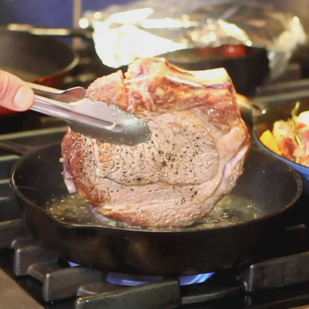 Côte de bœuf à la moelle