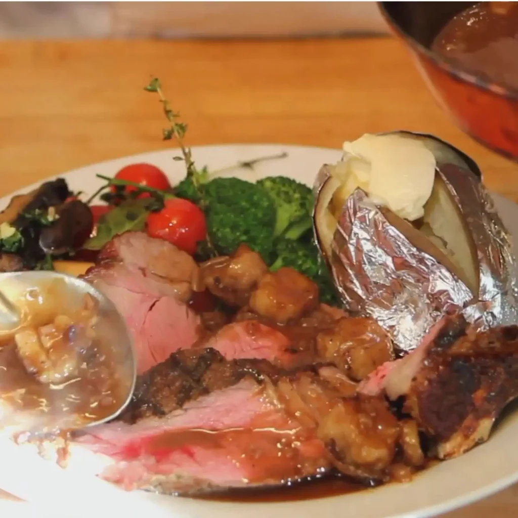 Côte de bœuf à la moelle