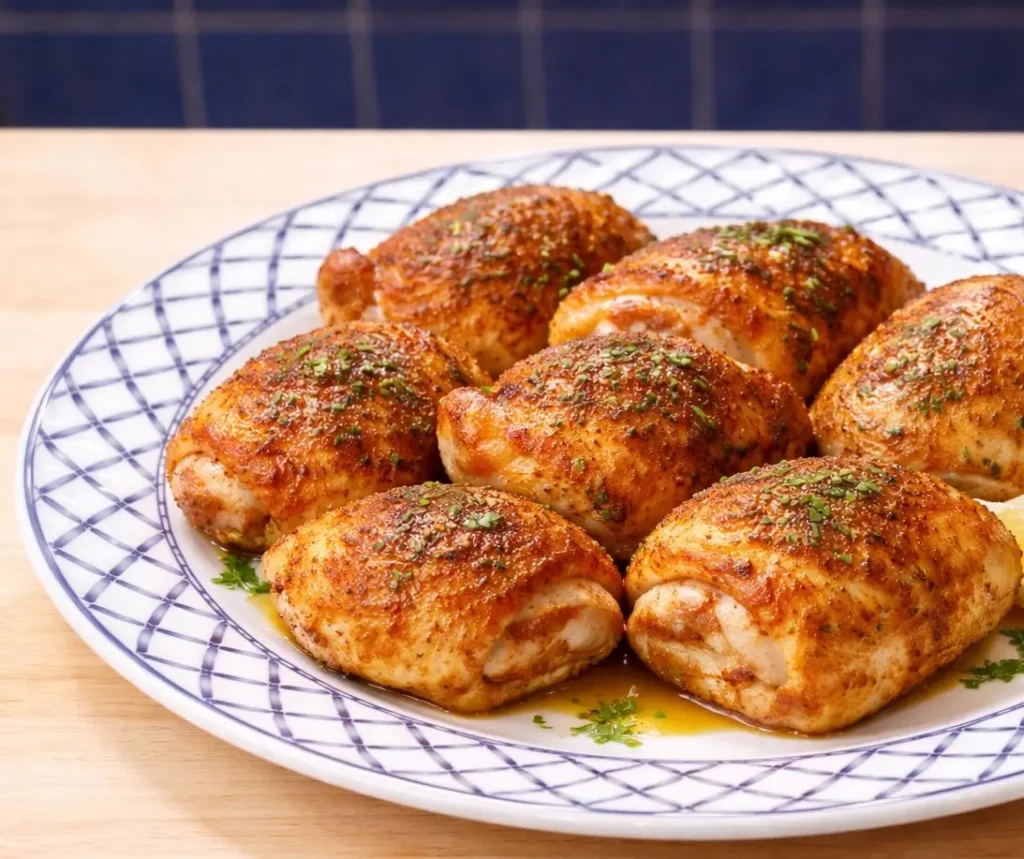Oven-Baked Chicken Thighs