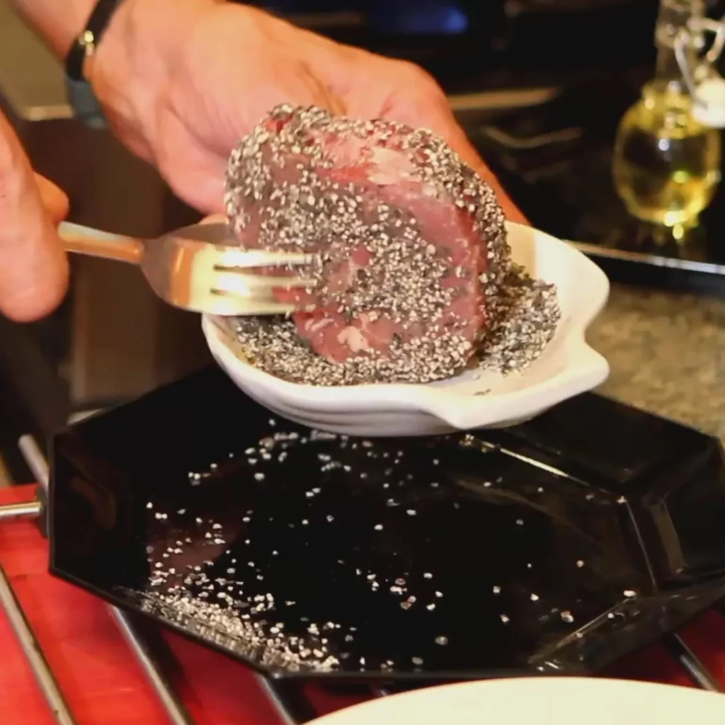 Filet mignon au poivre