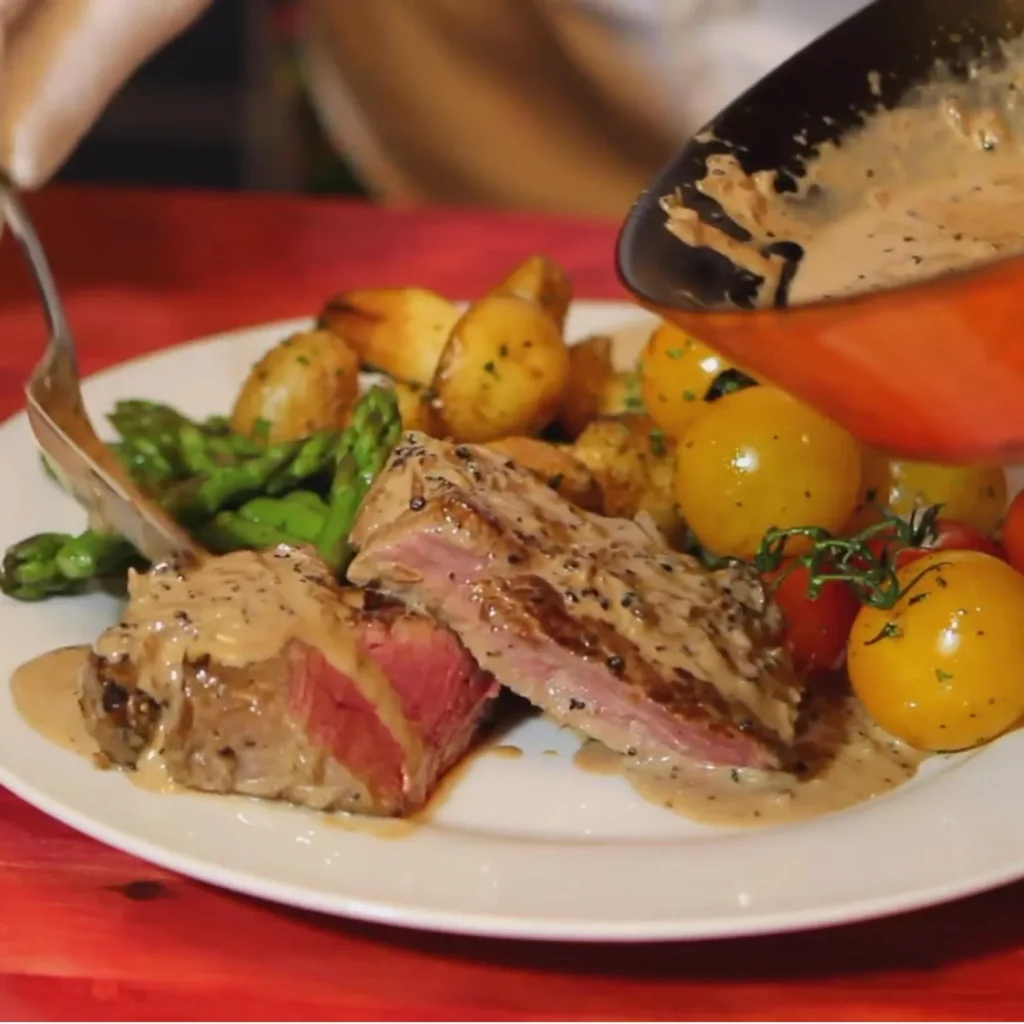 Classic French Peppercorn Steak