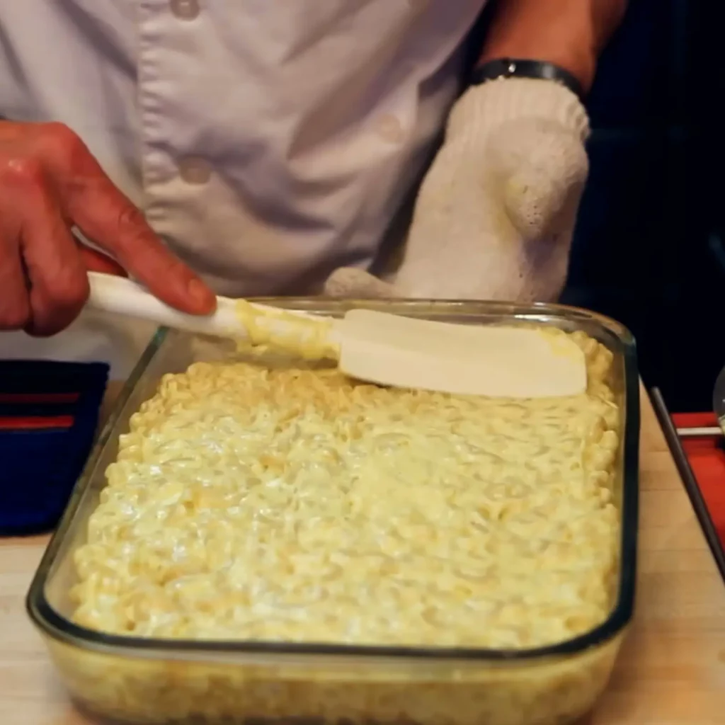 Gratin de macaronis au fromage