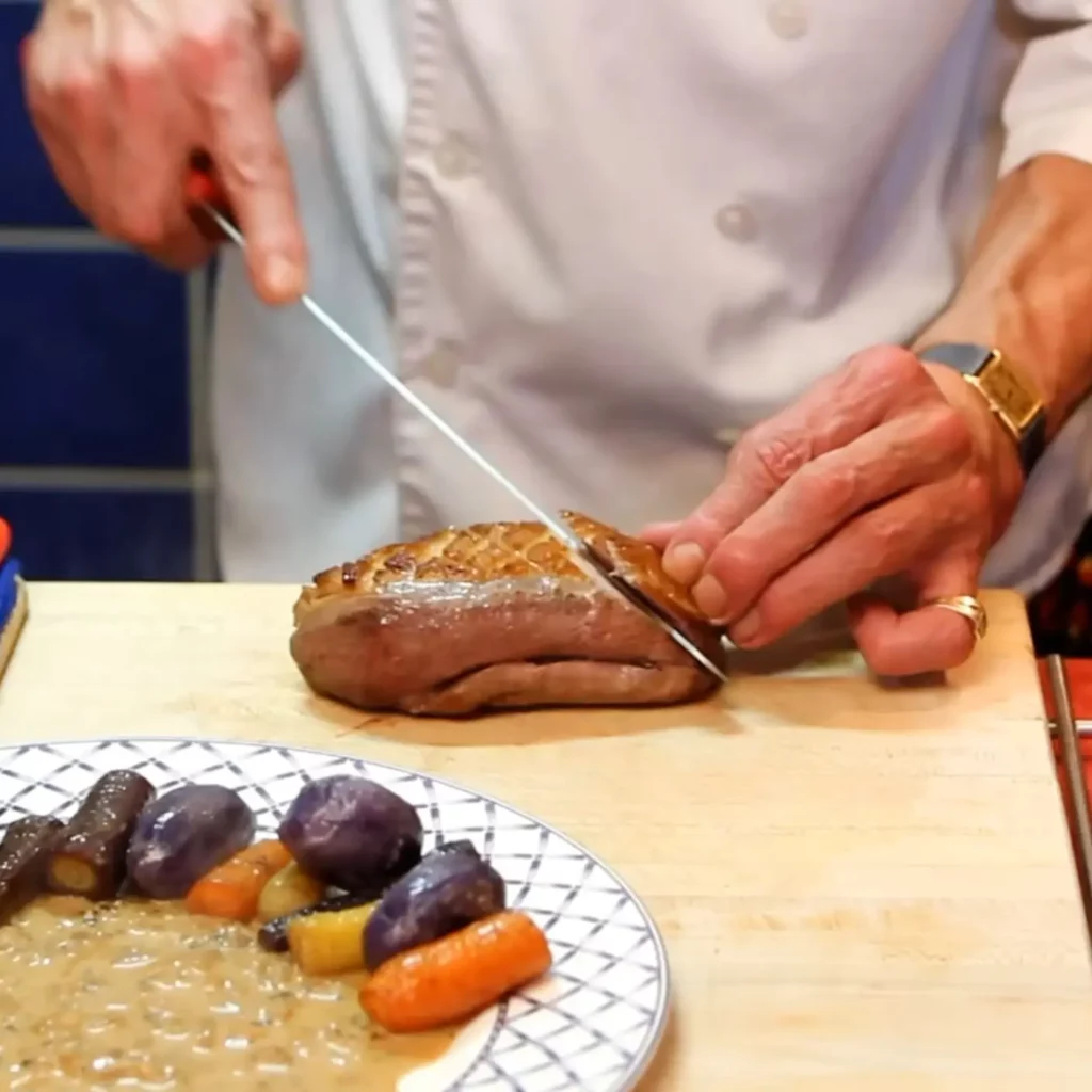 Magret de canard au poivre