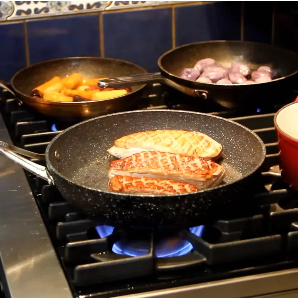 Magret de canard au poivre