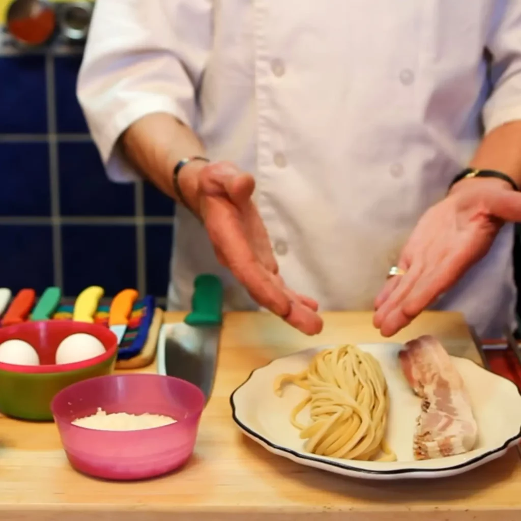 Linguine Carbonara Cr&eacute;meuse (Avec Cr&egrave;me)
