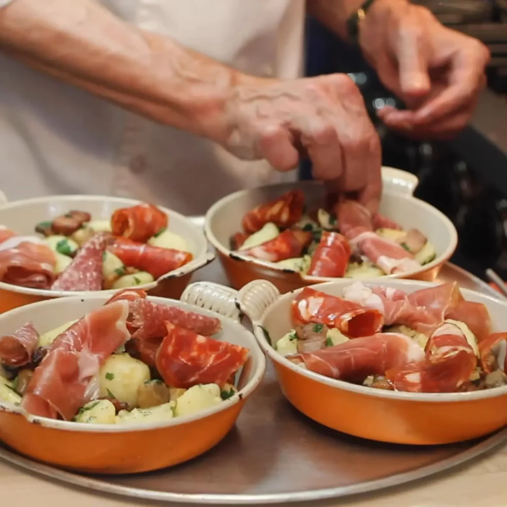 Raclette express au four