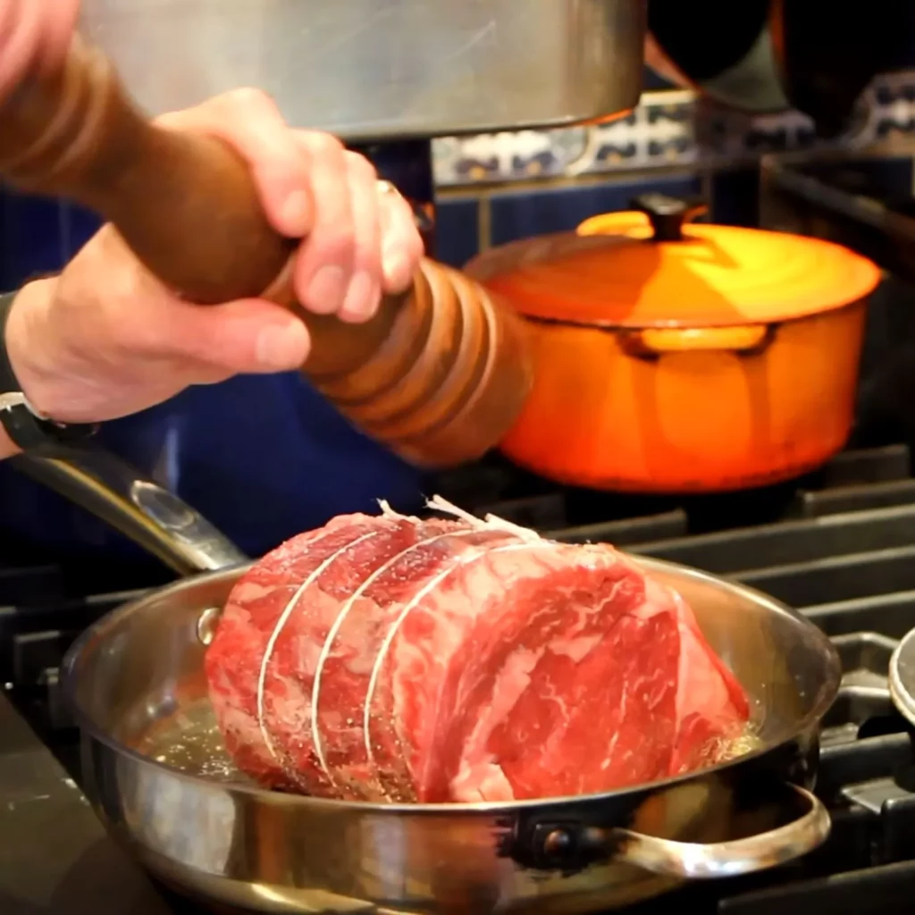 R&ocirc;ti de b&oelig;uf au four