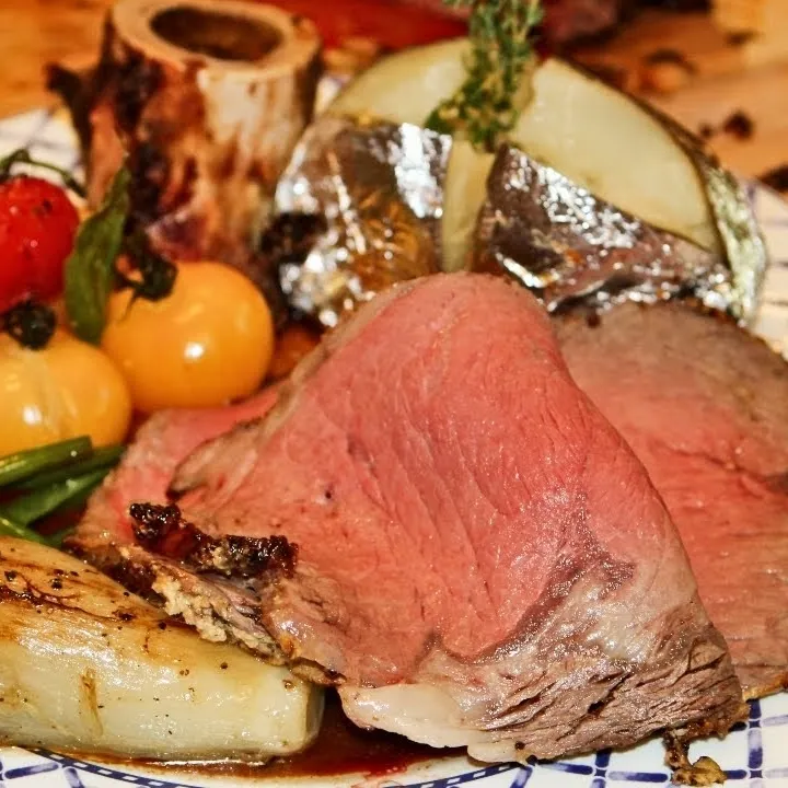 R&ocirc;ti de b&oelig;uf au four