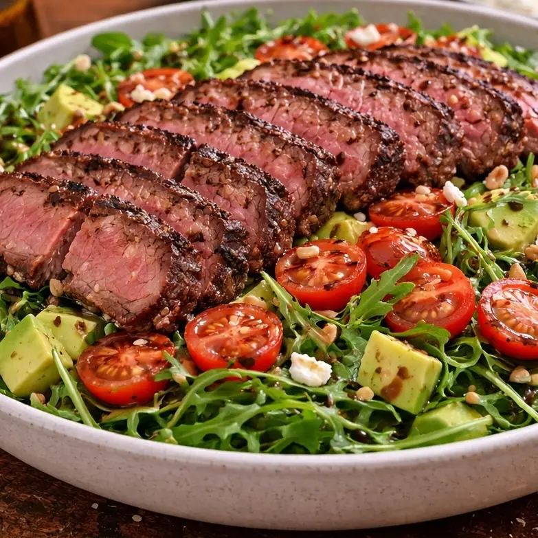 Steak Salad with Arugula
