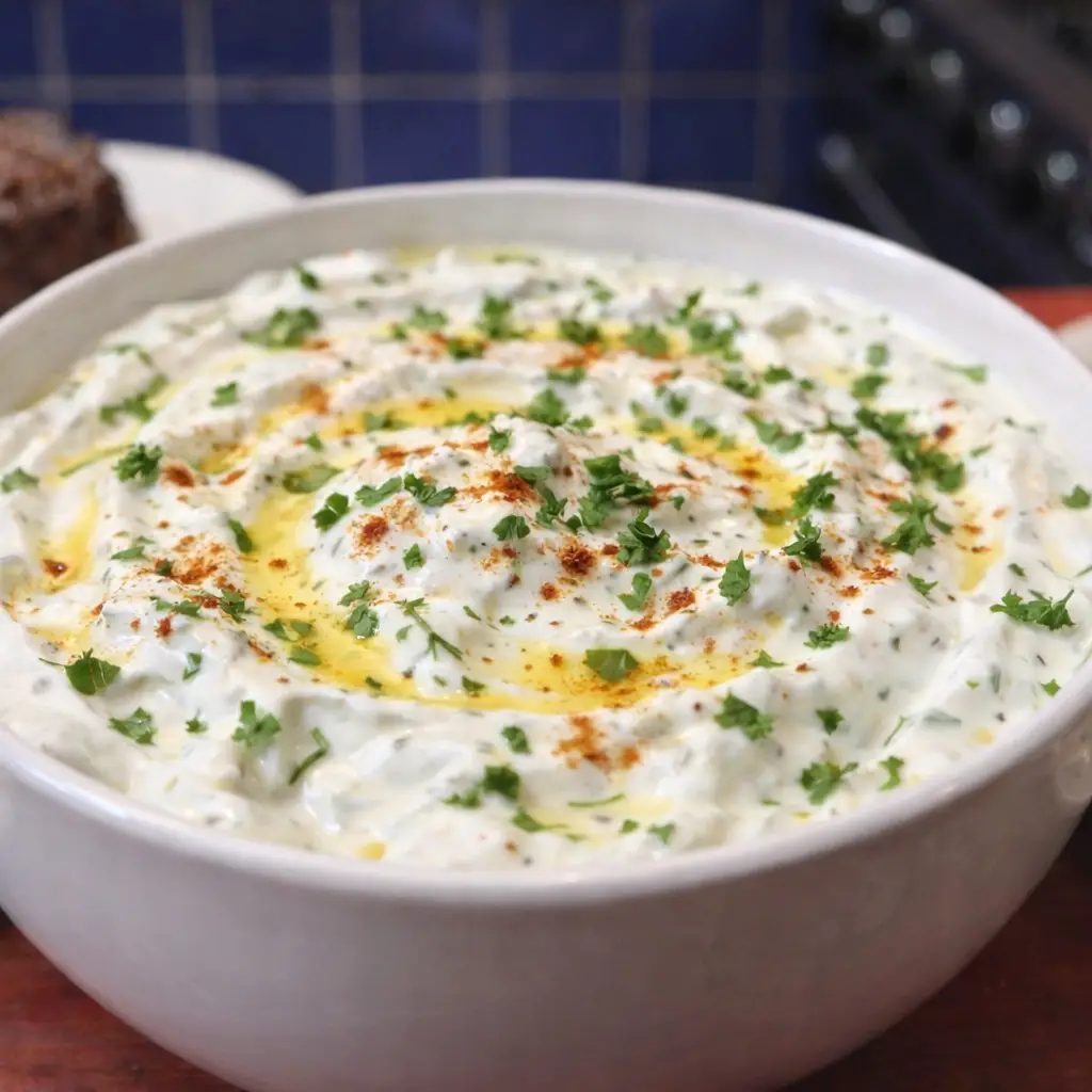Garlic Yogurt Sauce for Meat