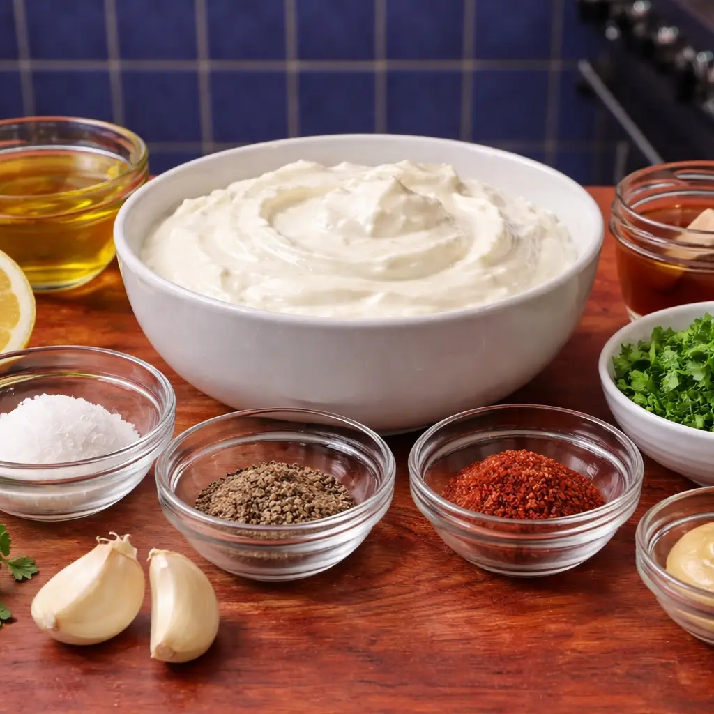 Garlic Yogurt Sauce for Meat