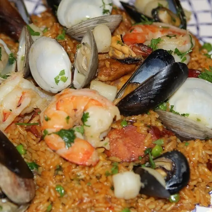 Pa&euml;lla aux fruits de mer