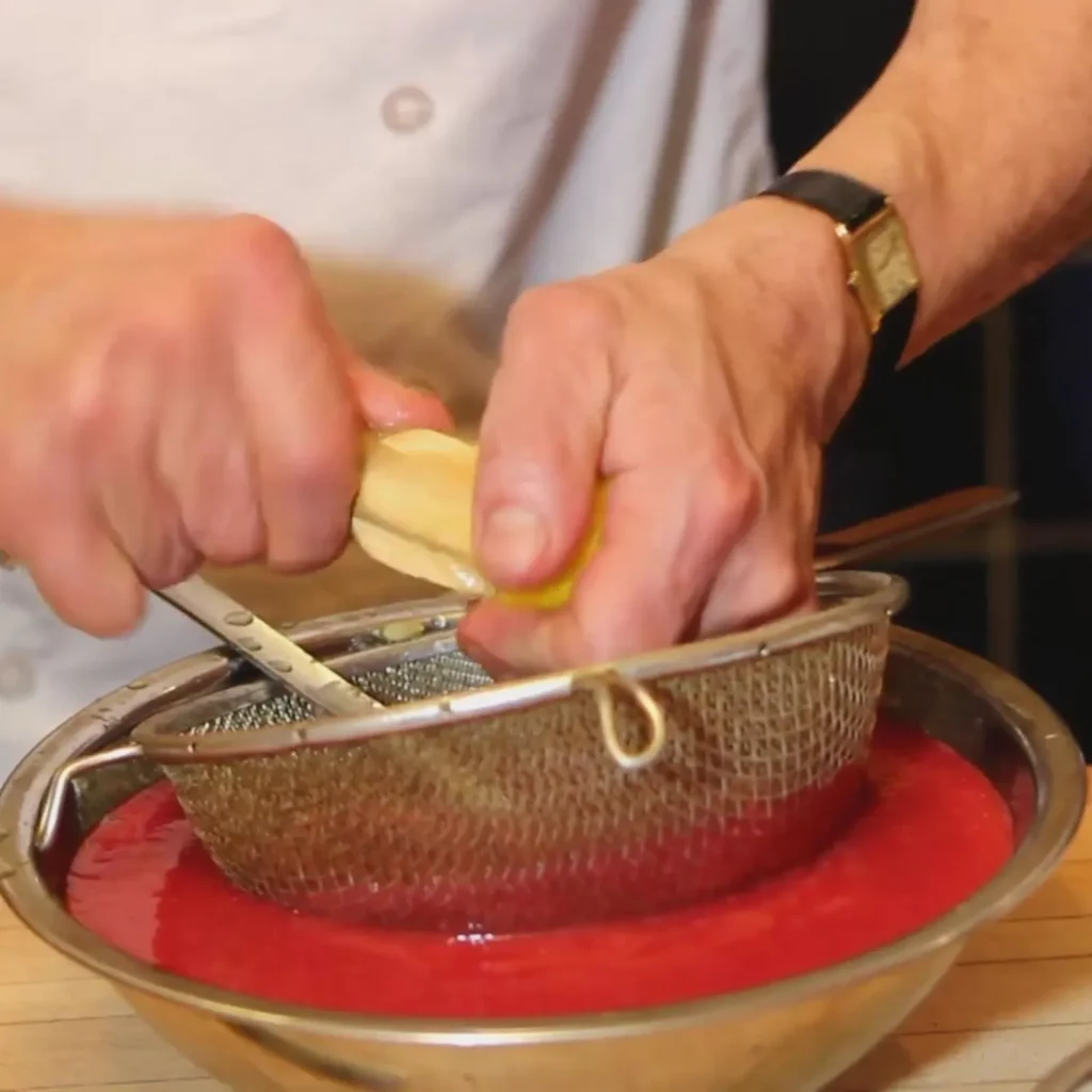 Homemade Strawberry Sorbet 
