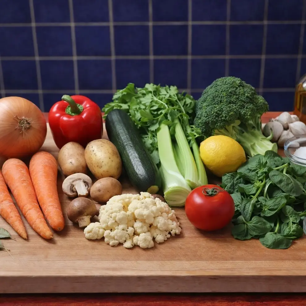 Soupe aux l&eacute;gumes &ldquo;vide-frigo&rdquo;