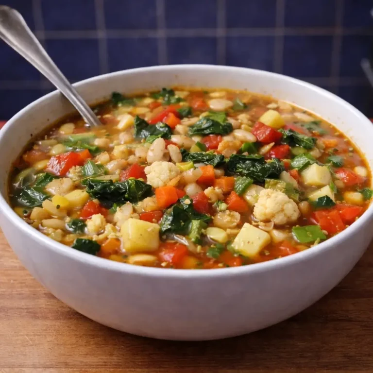 Soupe aux l&eacute;gumes &ldquo;vide-frigo&rdquo;