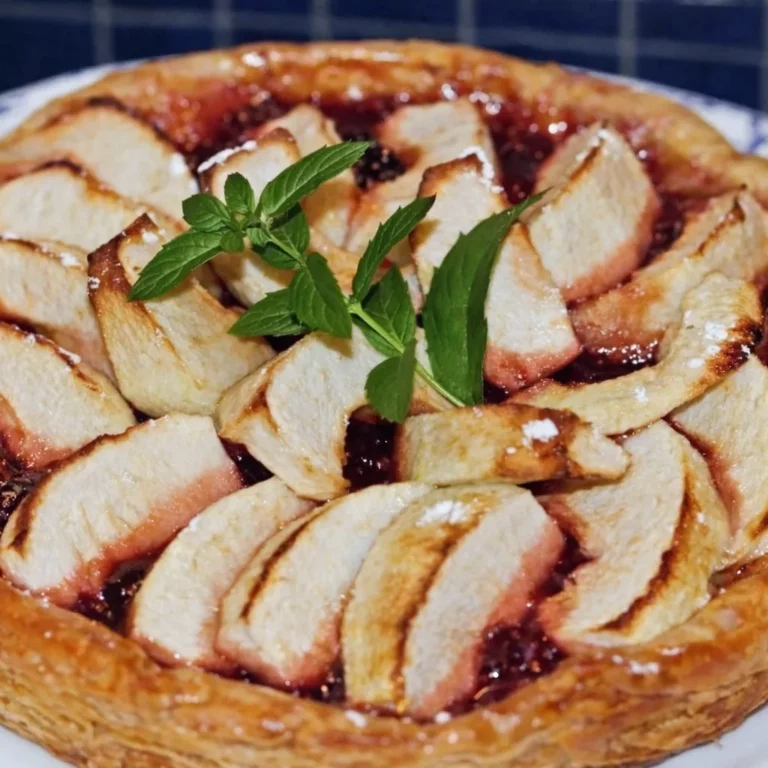Strawberry Jam Apple Tart