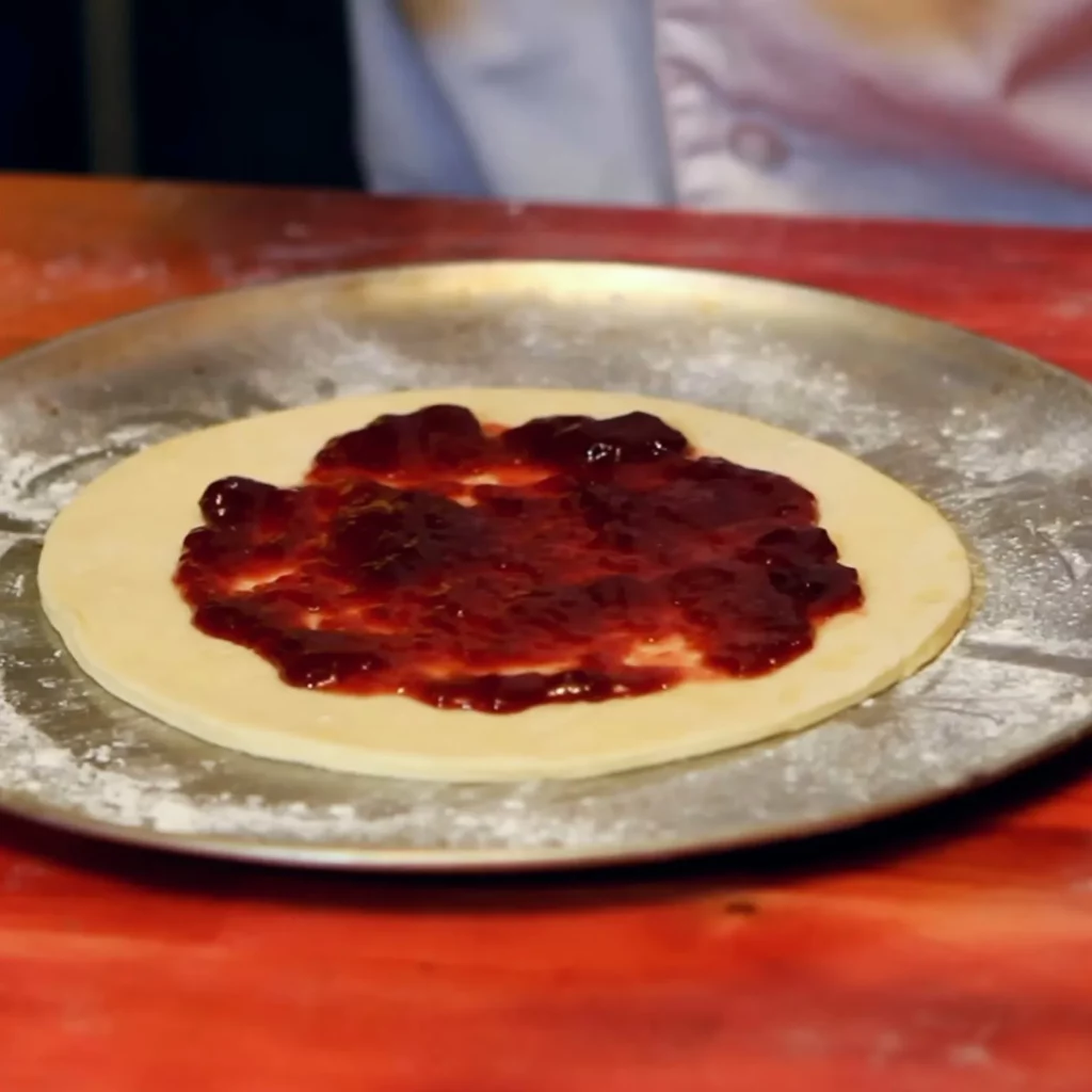 Strawberry Jam Apple Tart
