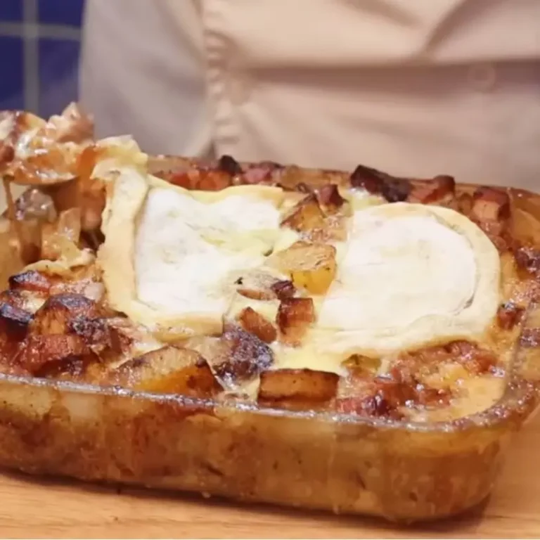 Tartiflette beurre a l'ail