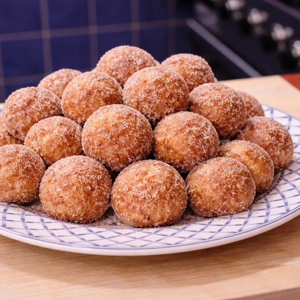 Bouchées de beignets à la friteuse à air