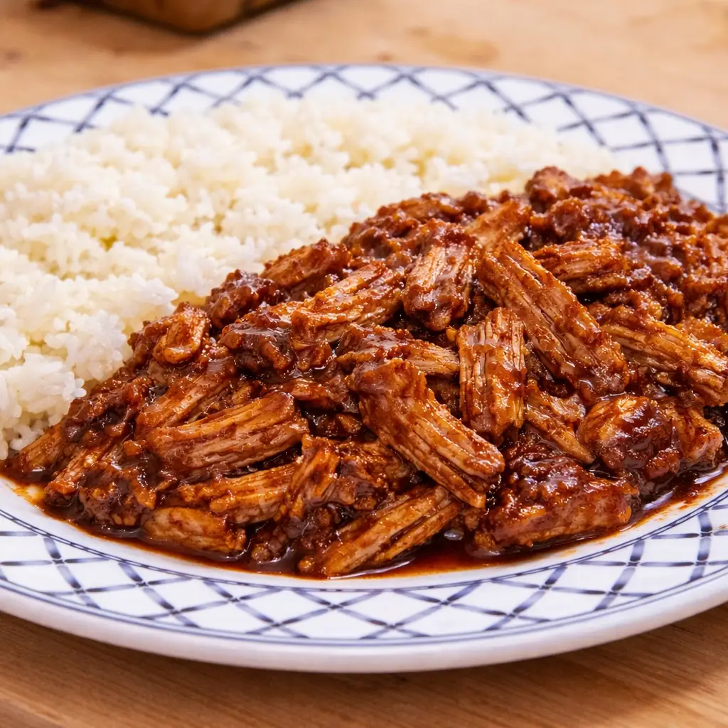 Porc effiloch&eacute; BBQ au four