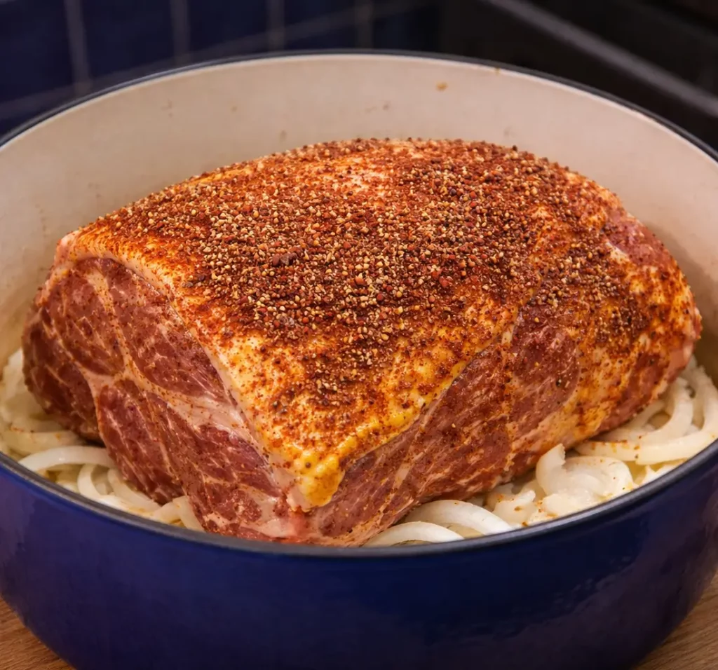 Porc effiloch&eacute; BBQ au four 