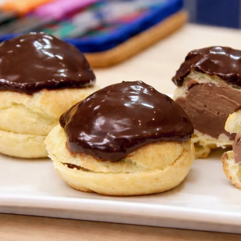 Profiteroles au chocolat maison