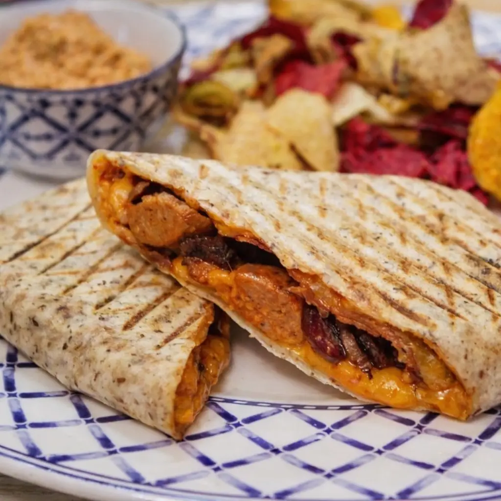 French Tacos Bacon, Merguez & Chorizo