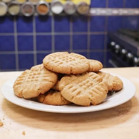 3-Ingredient Peanut Butter Cookies