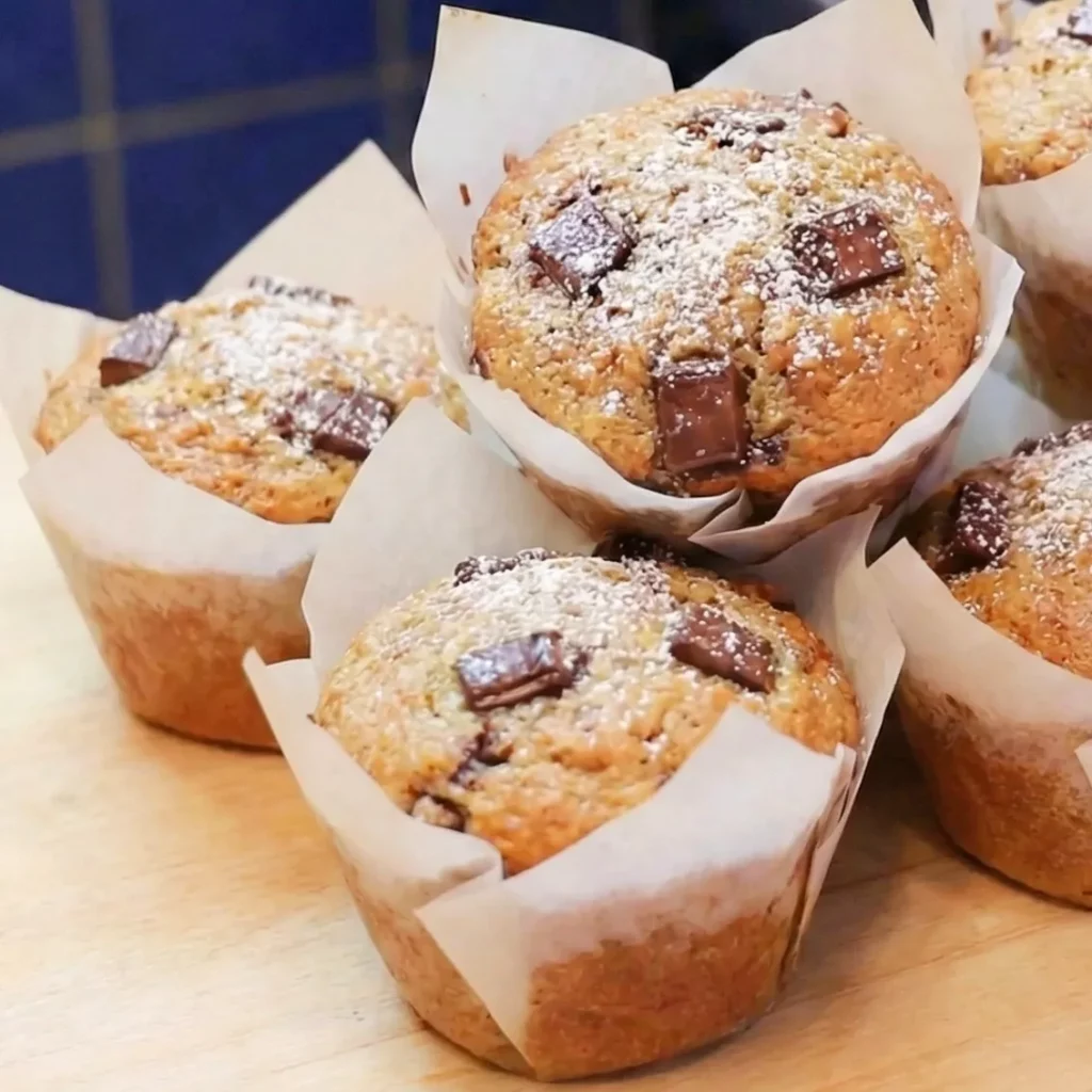 Muffins &agrave; la banane