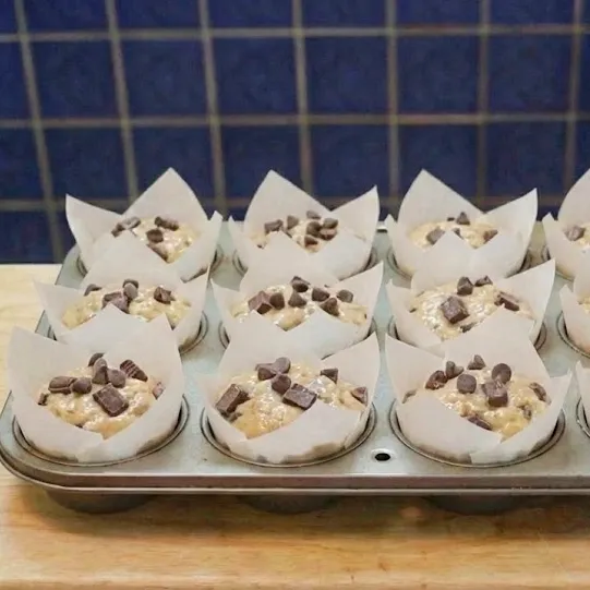 Muffins &agrave; la banane