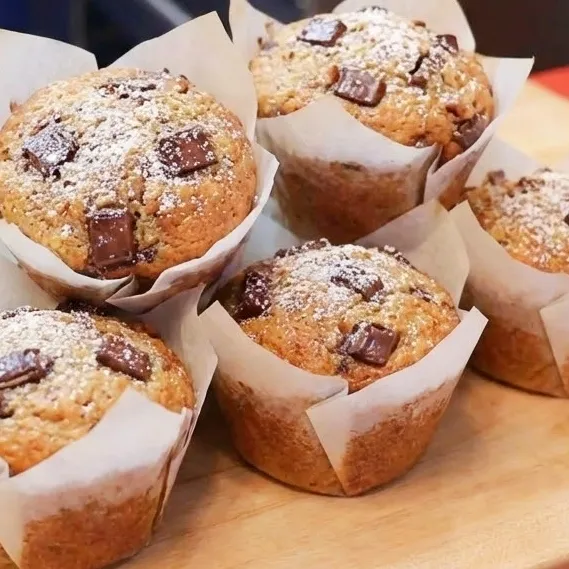 Muffins &agrave; la banane