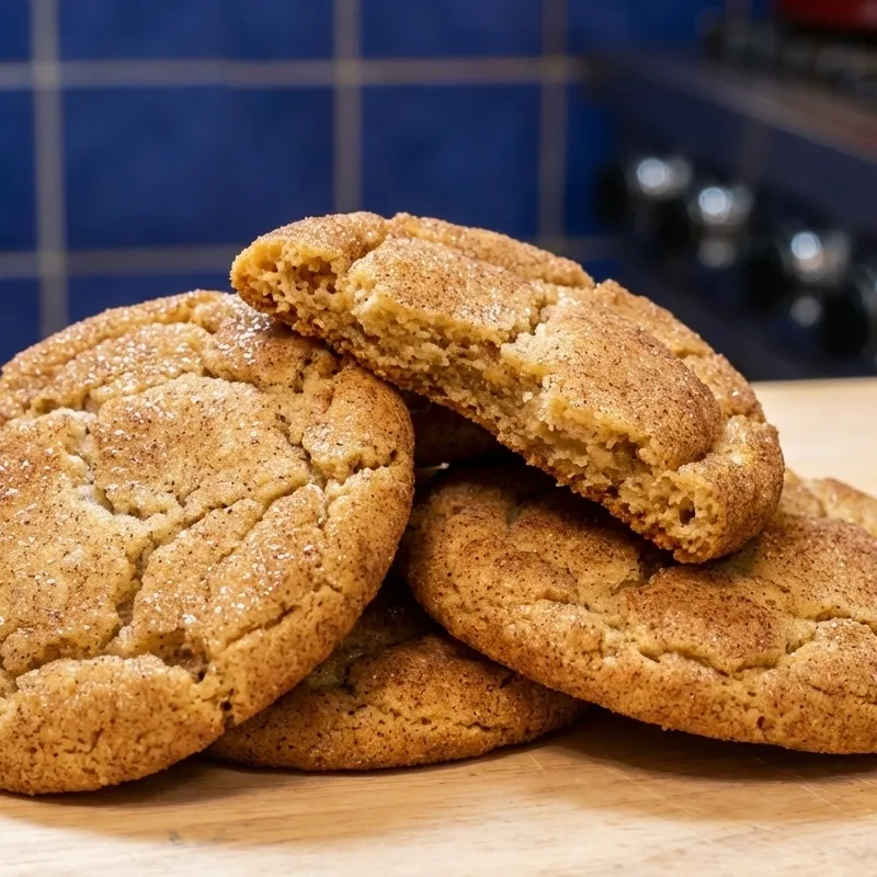Cookies Snickerdoodles au Beurre Noisette