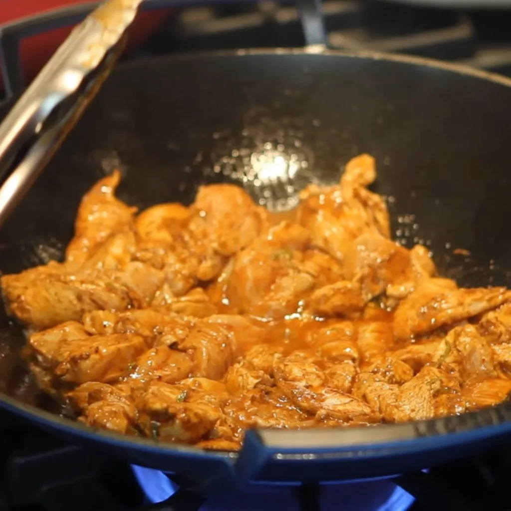 Fajitas au poulet 