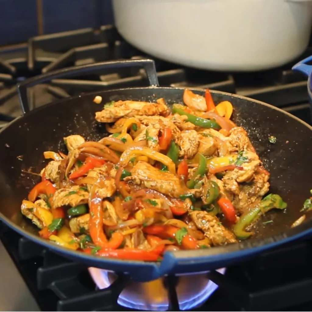 Fajitas au poulet 