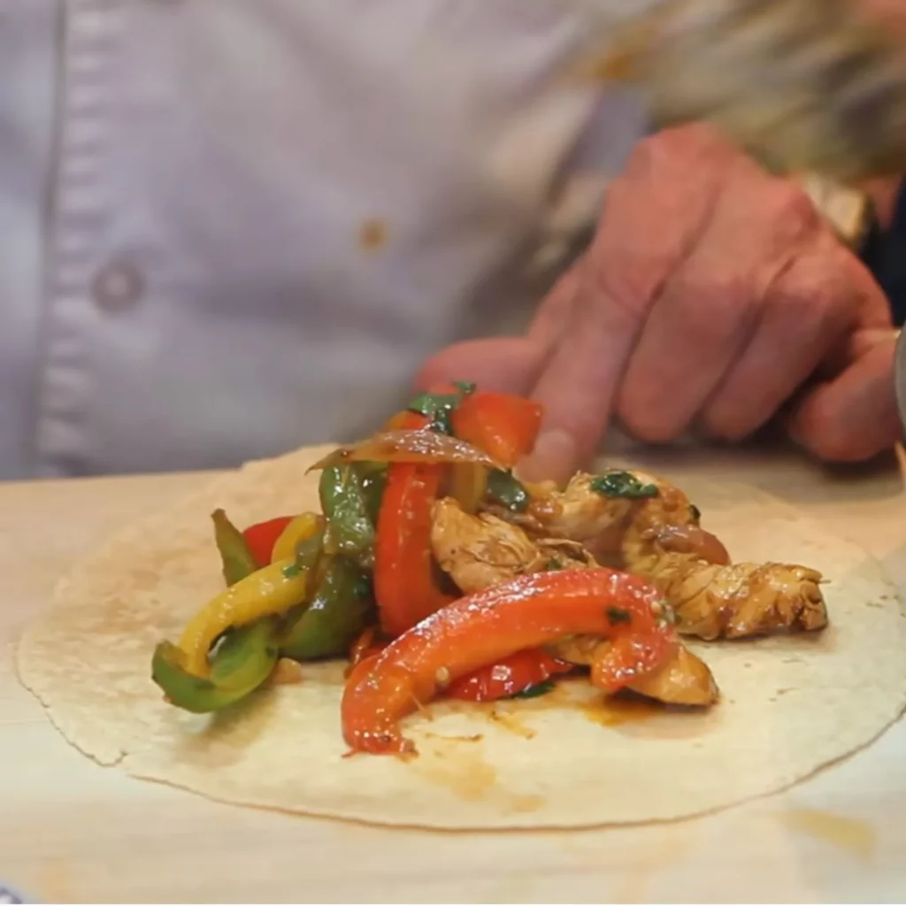 Fajitas au poulet 