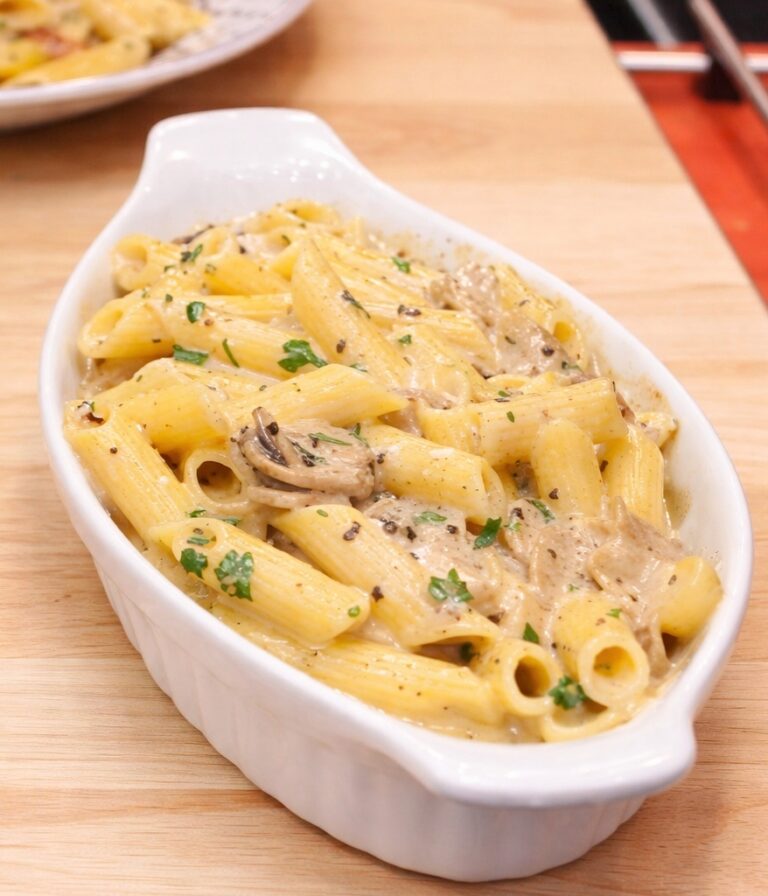 Creamy Mushroom Pasta Recipe