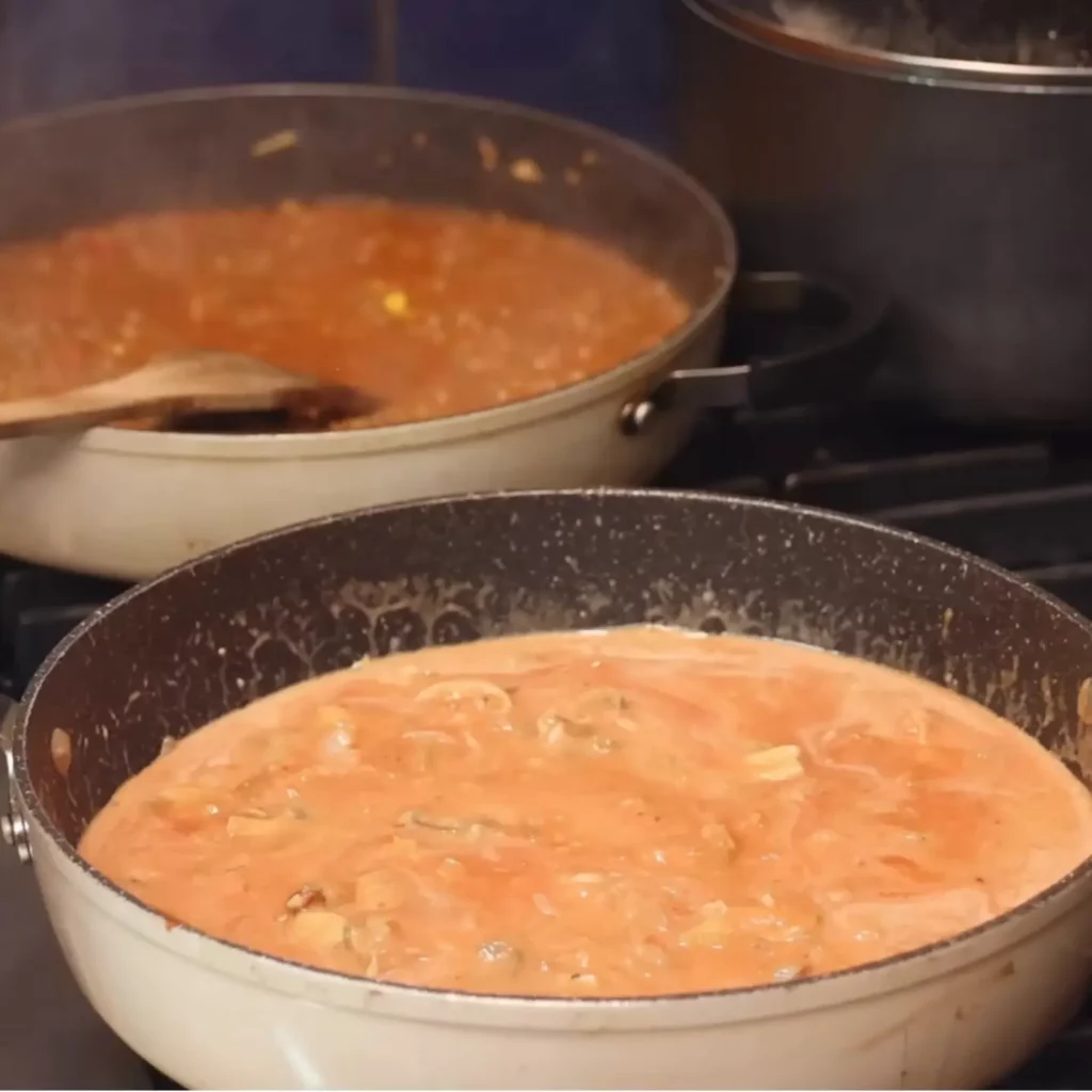 P&acirc;tes &agrave; la saucisse fum&eacute;e